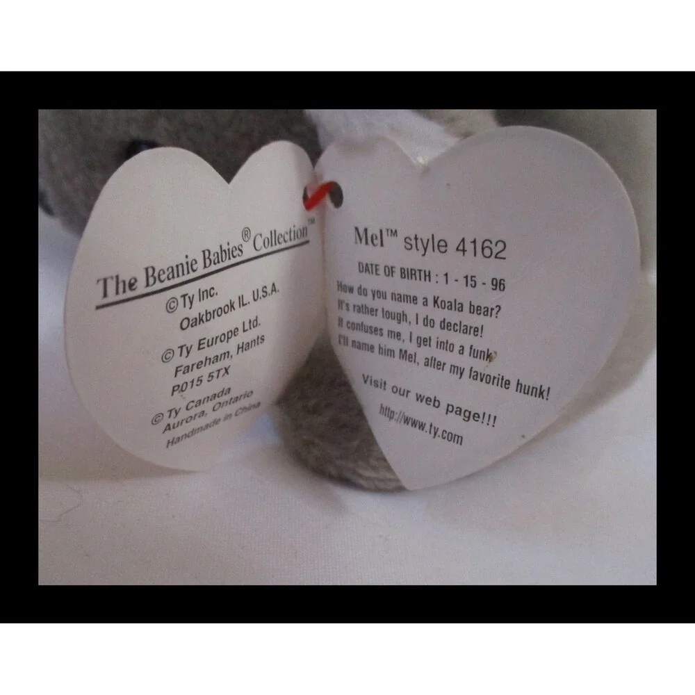 Ty Beanie Baby Mel The Koala Bear 4th Generation Damaged Tag